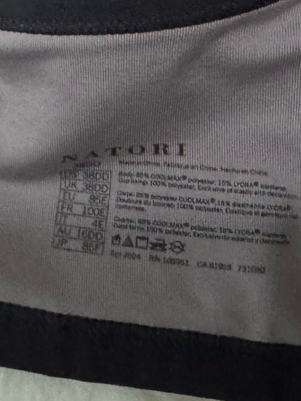 Natori Women's Power Yogi Contour Convertible Sports Bra Size 38DD NWT - Picture 2 of 6